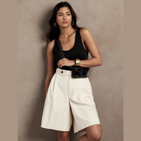 Banana Republic Cotton Modal tank black XL - Picture 2 of 6